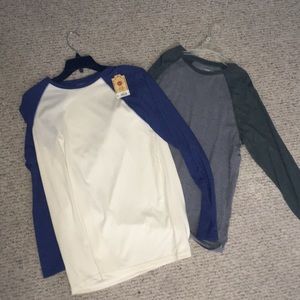NWT 2 Urban Pipeline Baseball Tees
